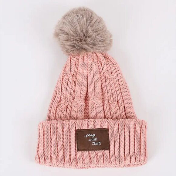 Pray Wait Trust Beanie - Picture 1 of 2